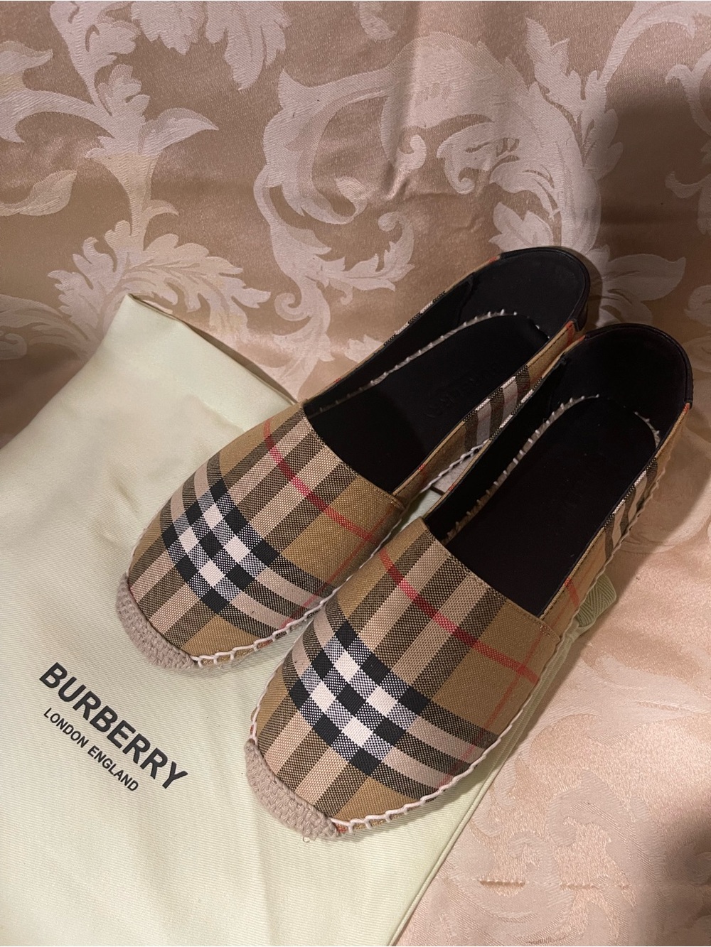 Burberry Classic Check Espadrilles
